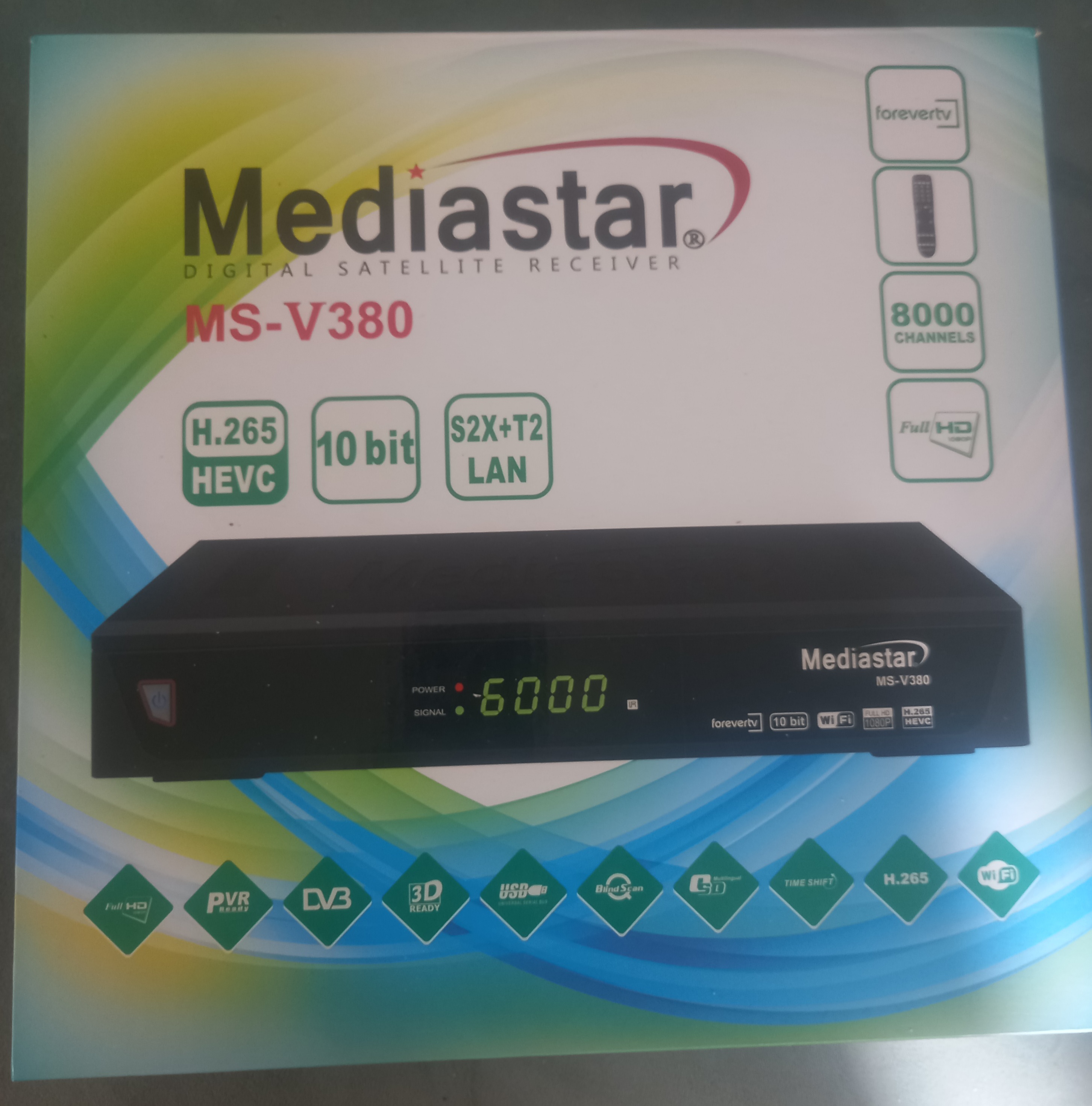 گیرنده دیجیتال مدیا استار v380